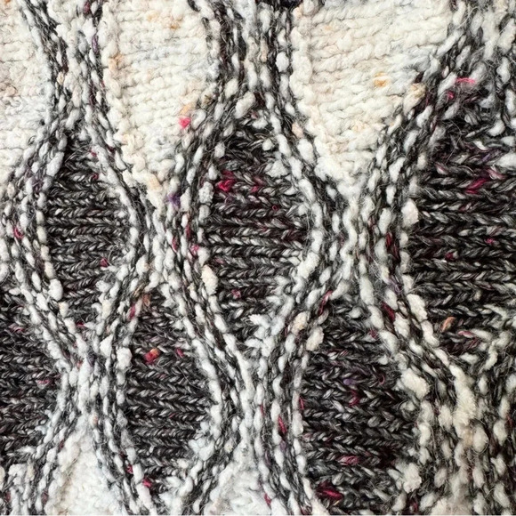 New Free People Knit Sweater Vest White Gray Sample Piece - Picture 8 of 11